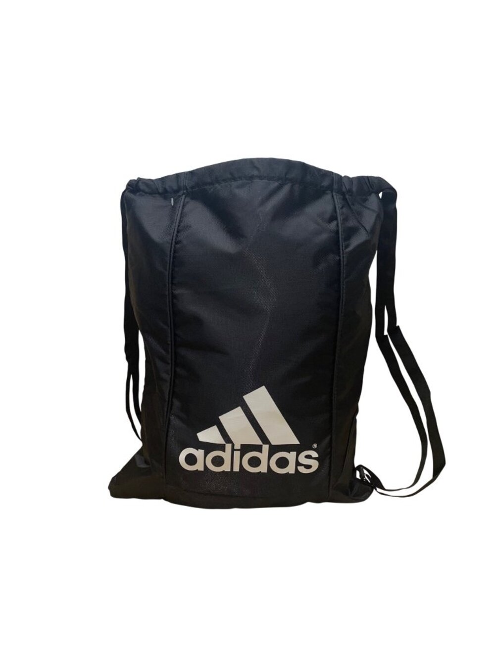 Adidas Unisex Black Polyester Sackpack Drawstring Bag One Size
